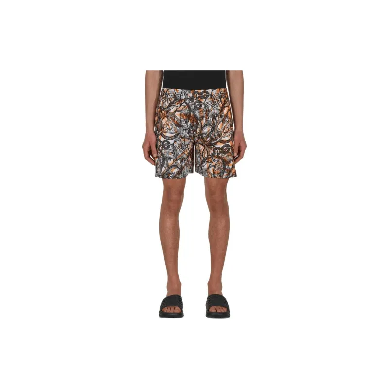 Aries All Over Graphic Printed Shorts-3