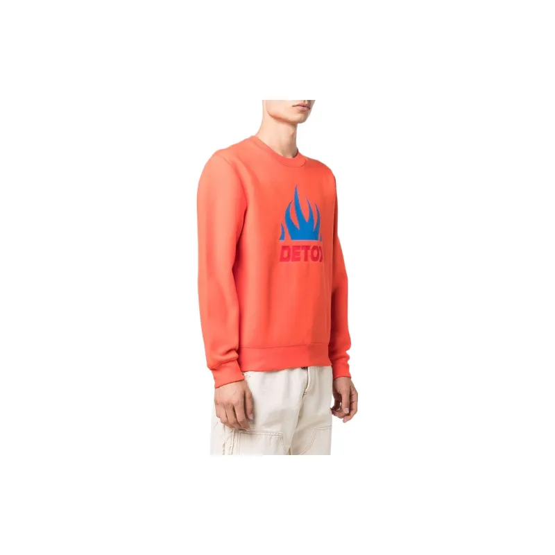 DIESEL Sweatshirts Men Orange-3