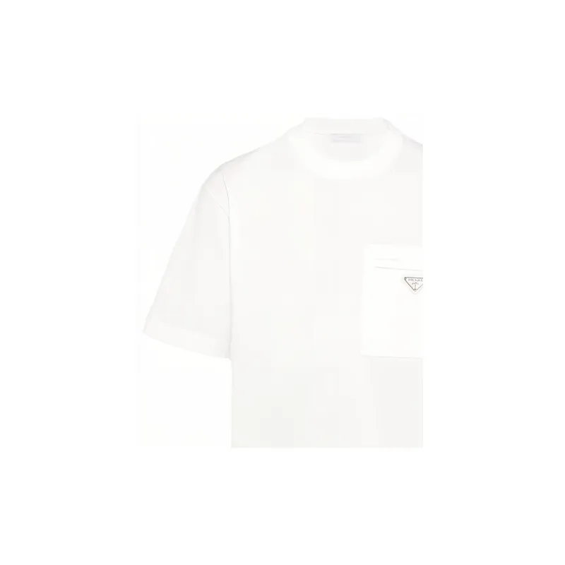 PRADA Logo Patch Pocket T Shirt-3