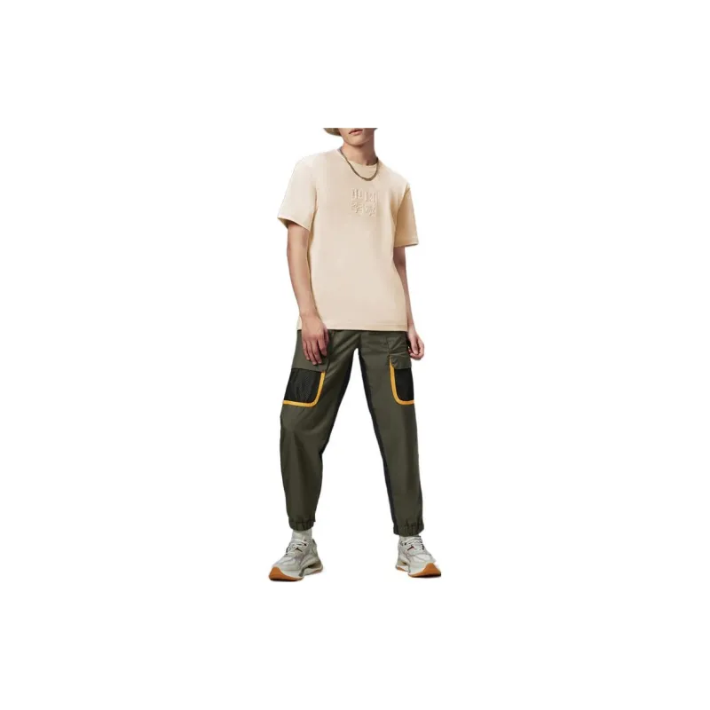LiNing Knitted Sweatpants Men Dark Olive Green-2
