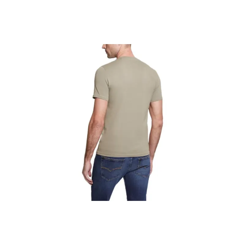 GUESS T-Shirt Men's Brown Green-3