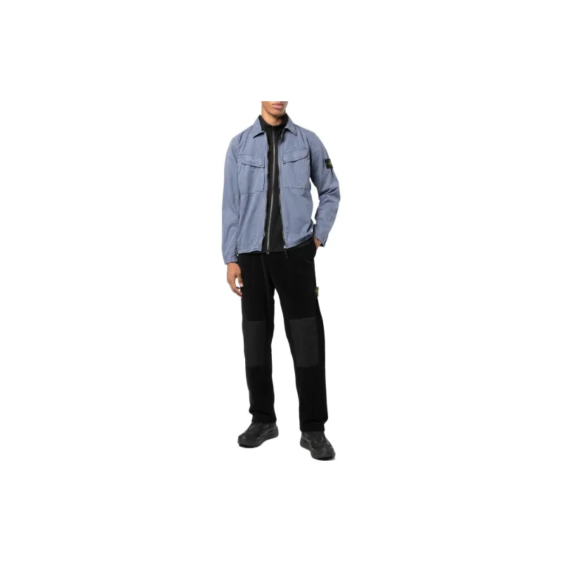 STONE ISLAND Jacket Men's Peacock Blue-1