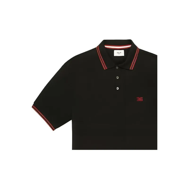 BALLY SS23 Polo Shirt Men's Black-5