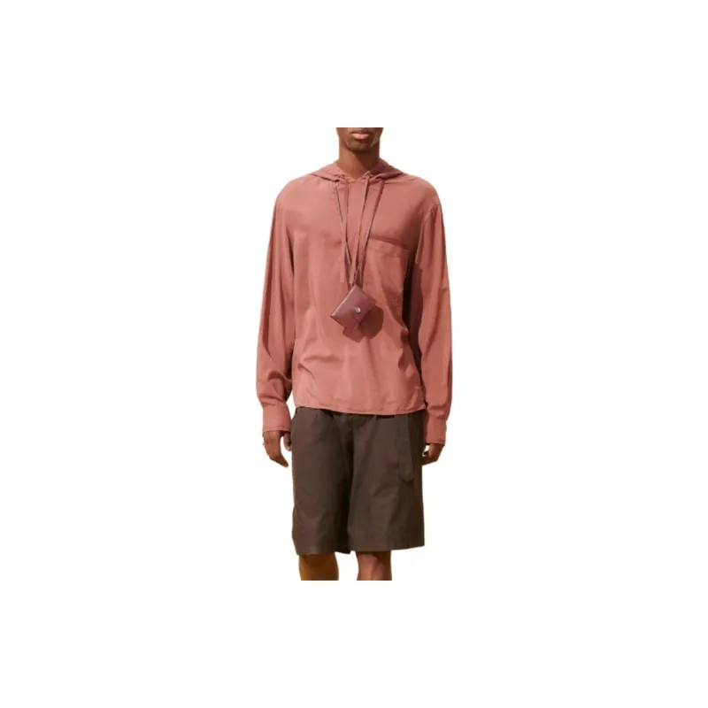ZARA Polo Shirt Men's Overripe Plum Color-2