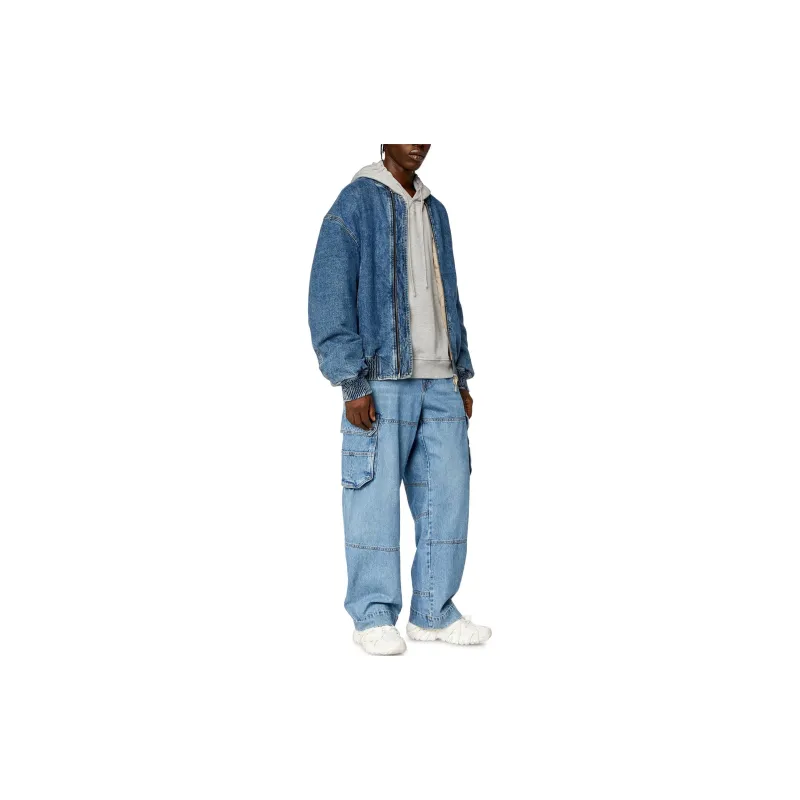 DIESEL D Fish Straight Leg Cargo Jeans-1
