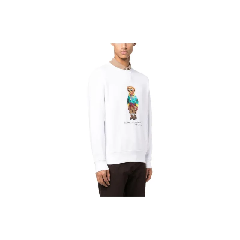 Polo Ralph Lauren Sweatshirts Men White-3
