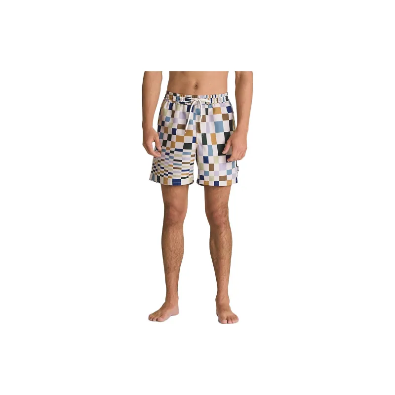 Vans Primary Print 17'' Elastic Boardshorts Beach Shorts Men's Oat-2