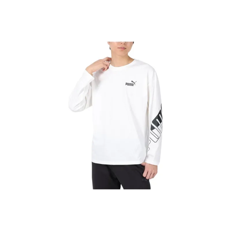 PUMA Power MX T Shirts Men White-2