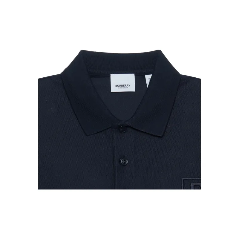 Burberry Letter Graphic Cotton Pique Polo Polo-4