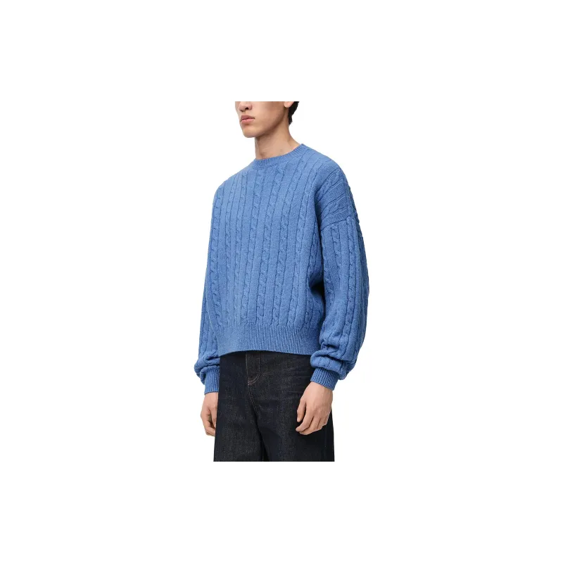 LOEWE FW24 Sweater Men Multicolor Blue-1