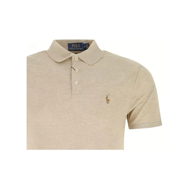 Polo Ralph Lauren SS22 Polo Shirt Men's Khaki-5