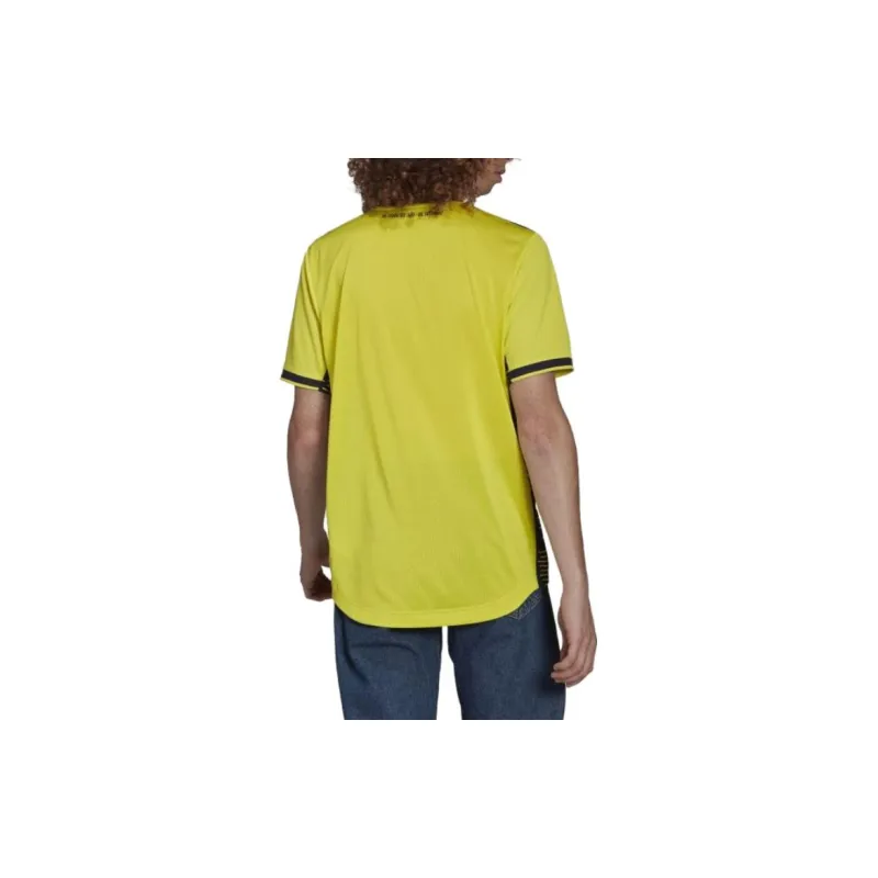 Adidas T Shirts Men Astonishing Yellow-4