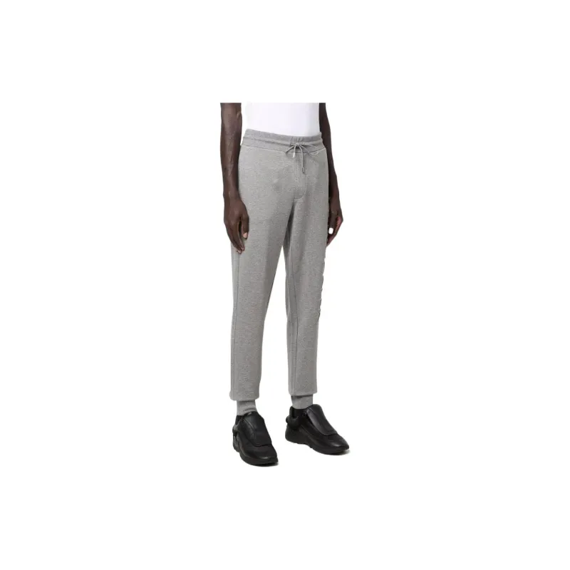 Moncler Knitted Sweatpants Men Gray-3