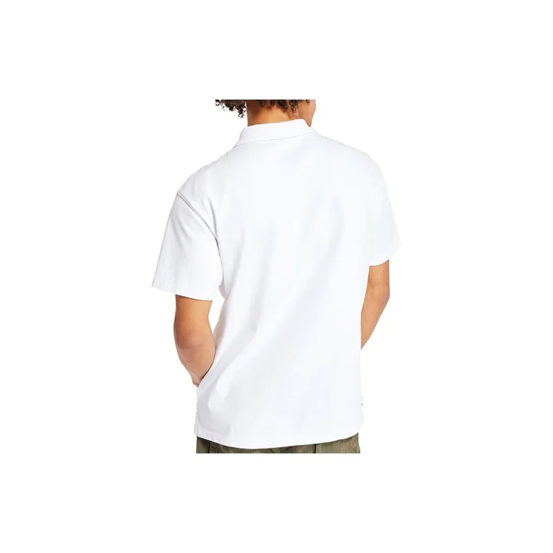 Timberland Polo Shirts Men White-4