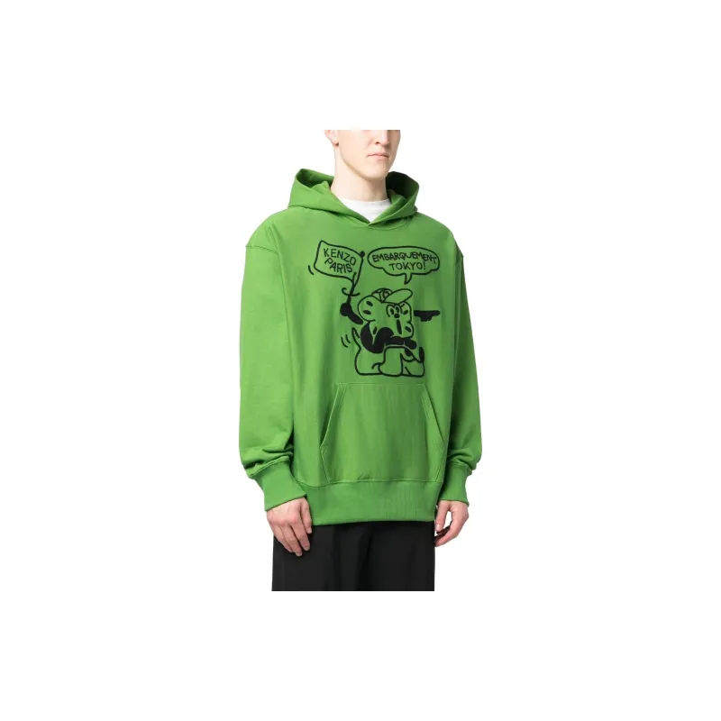 KENZO Boke Boy Travels Oversize Hoodie-3