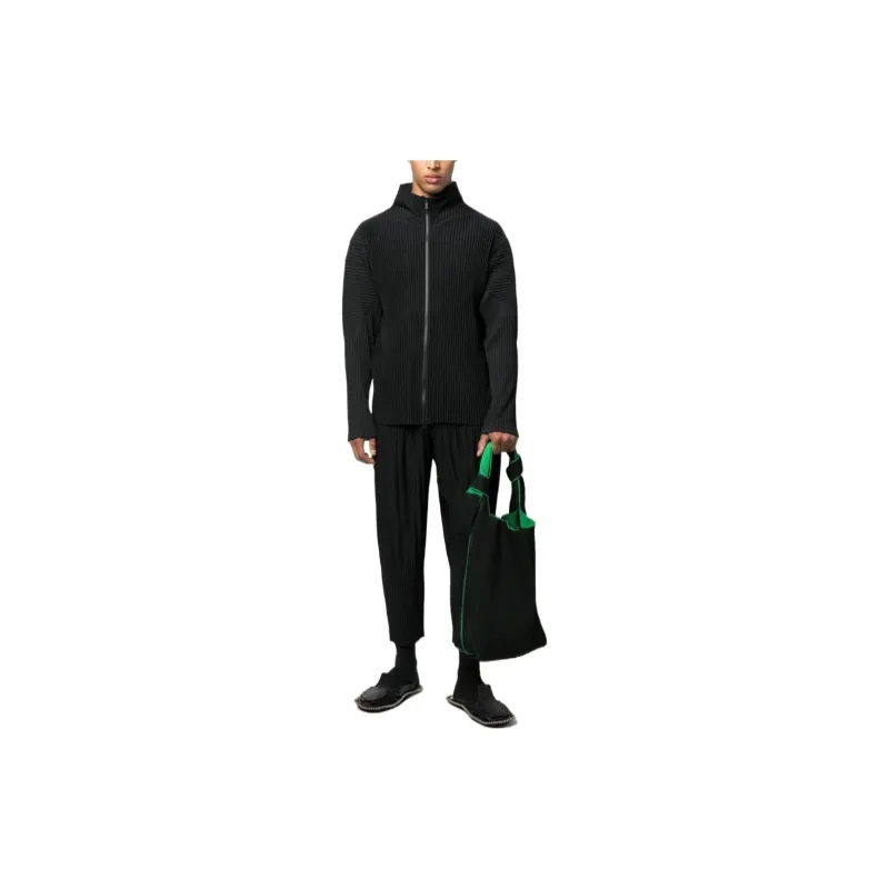 Homme Plissé Issey Miyake Plissé effect Jacket-1