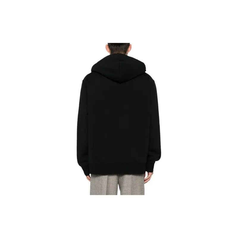 Lanvin Logo Embroidered Drawstring Hoodie-2