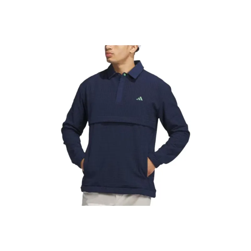 Adidas Free Shipping With AdiClub Ultimate365 Tour WIND.RDY Quarter Zip Pullover-2