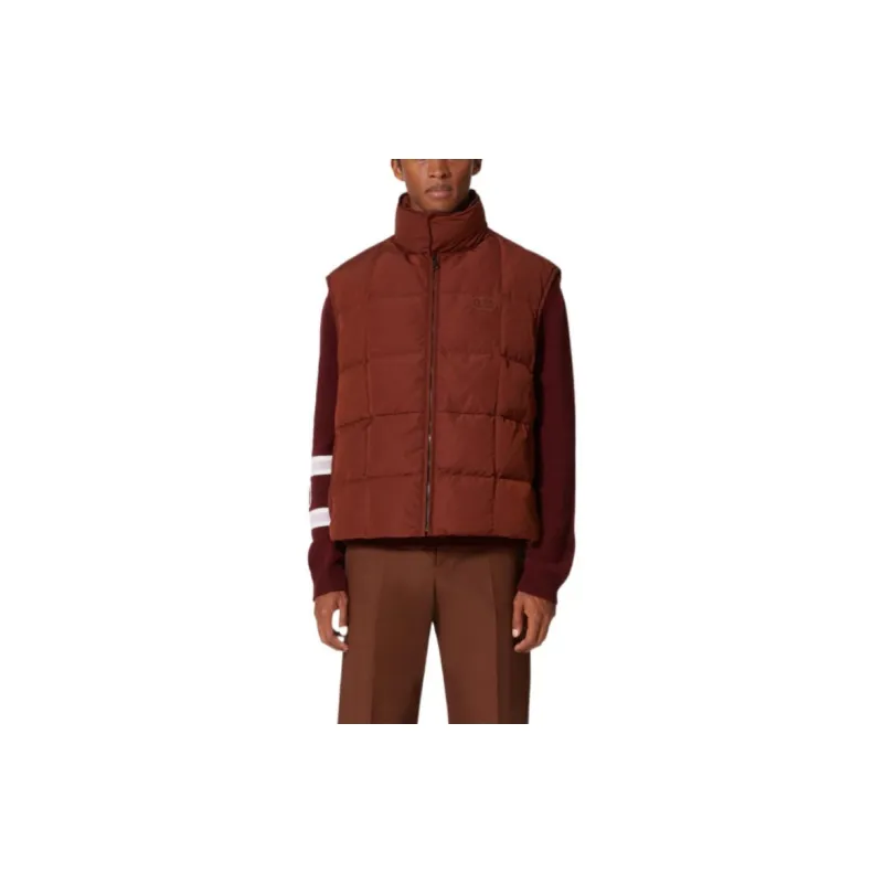 Valentino Surfaces Spring 2023 Men Vests Men Brown-1