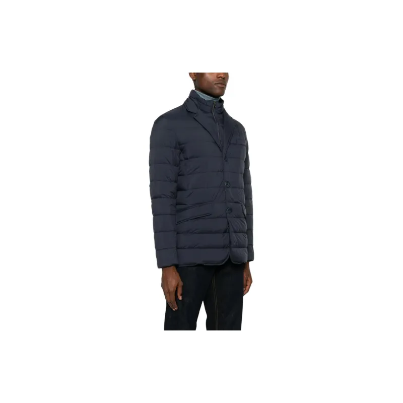 HERNO La Giacca High Neck Quilted Coat-4