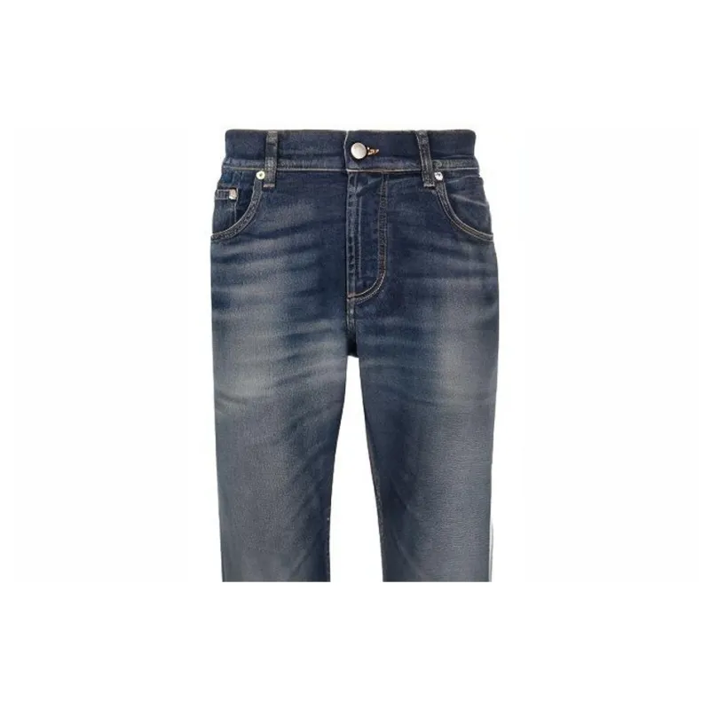 Alexander McQueen Graffiti Printed Jeans-4