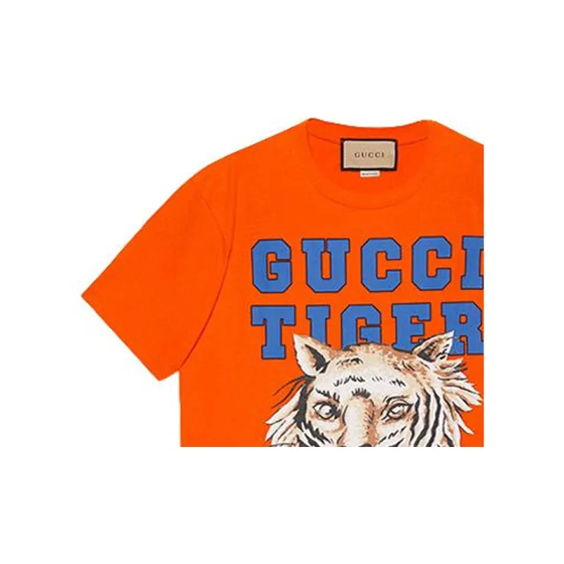 GUCCI Chinese New Year SS22 T-Shirt Men's Orange-3