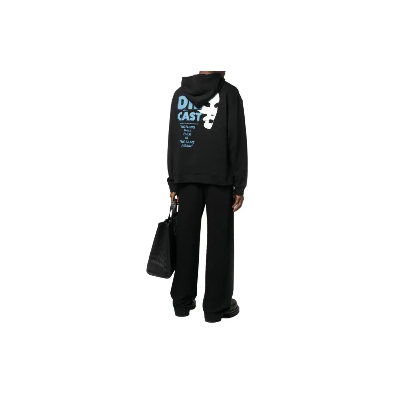 RAF SIMONS Long-Sleeved Drawstring Hoodie-1