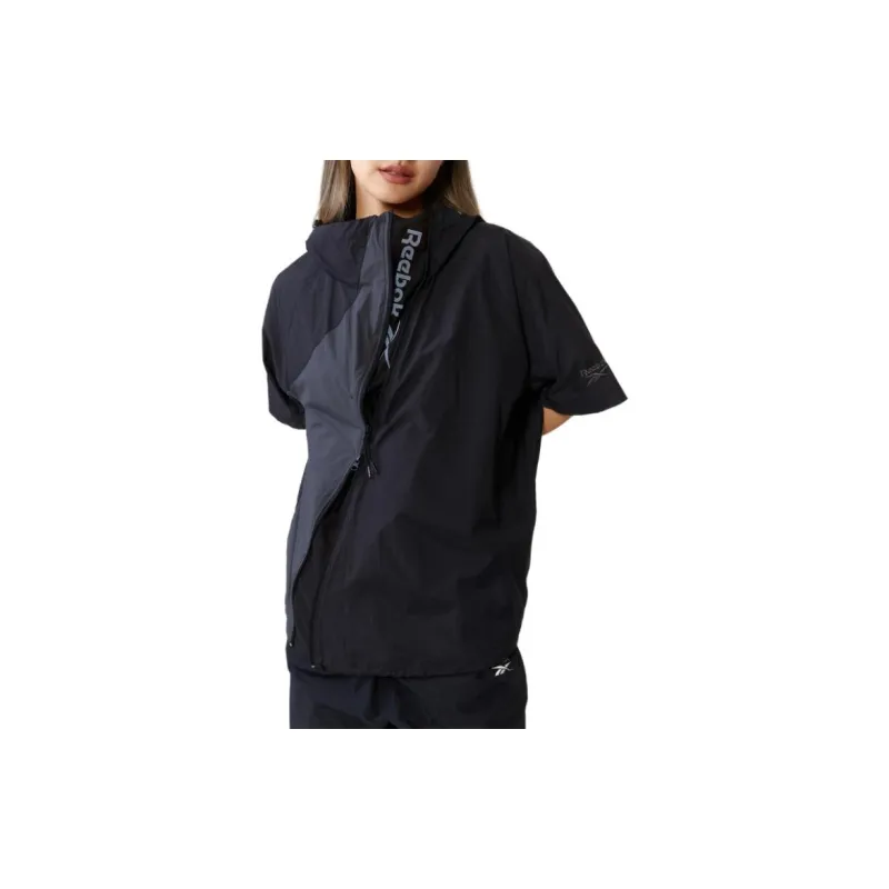 Reebok Hidden Bentil Anorak Trench Coat Unisex Black-5