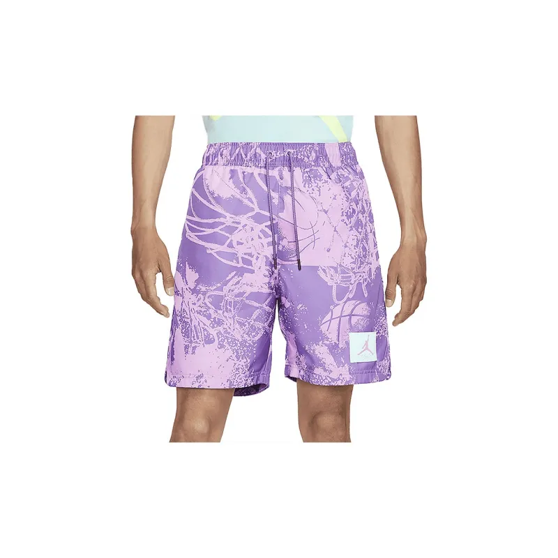 JORDAN Sports Shorts Men Purple-4
