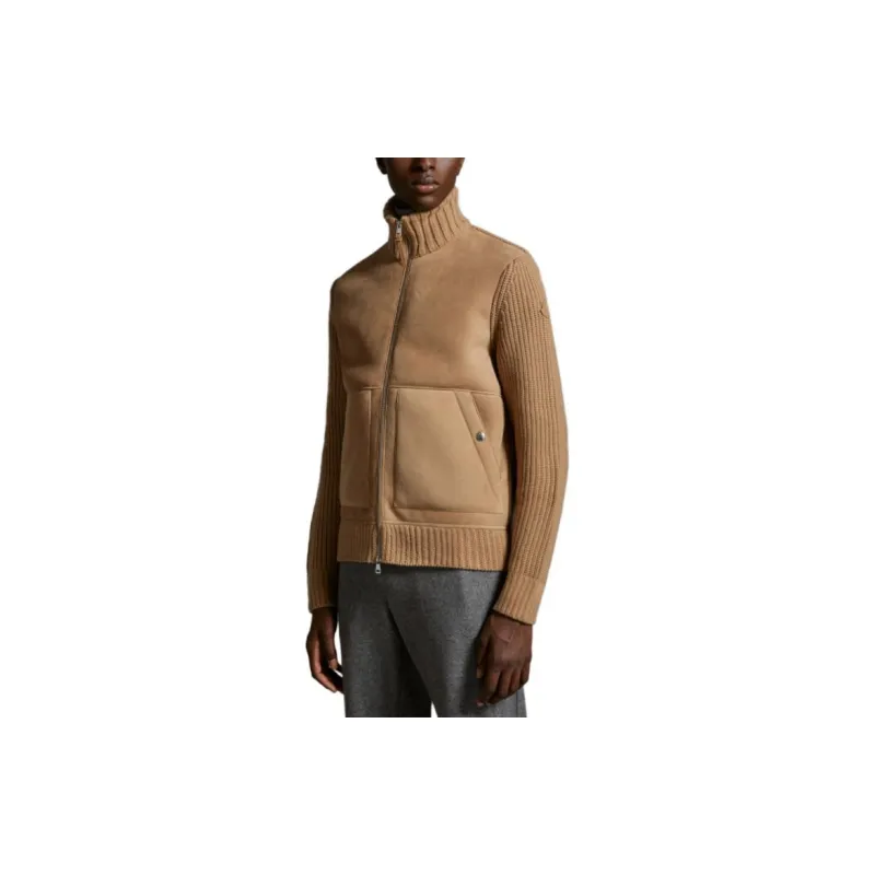 Moncler Jackets Men Brown-2