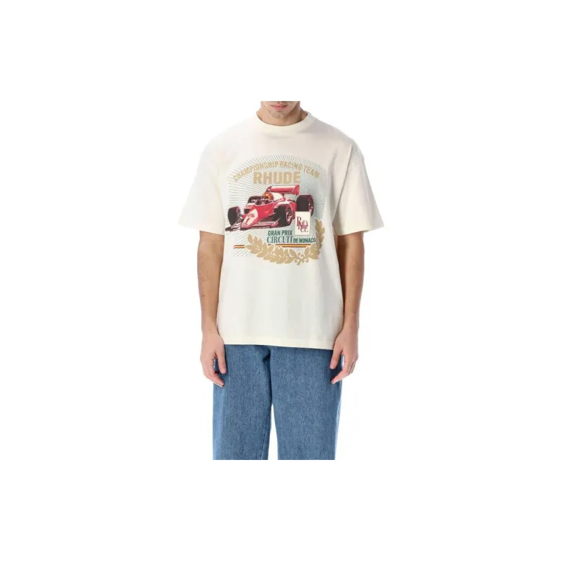 RHUDE Logo print T Shirt-2