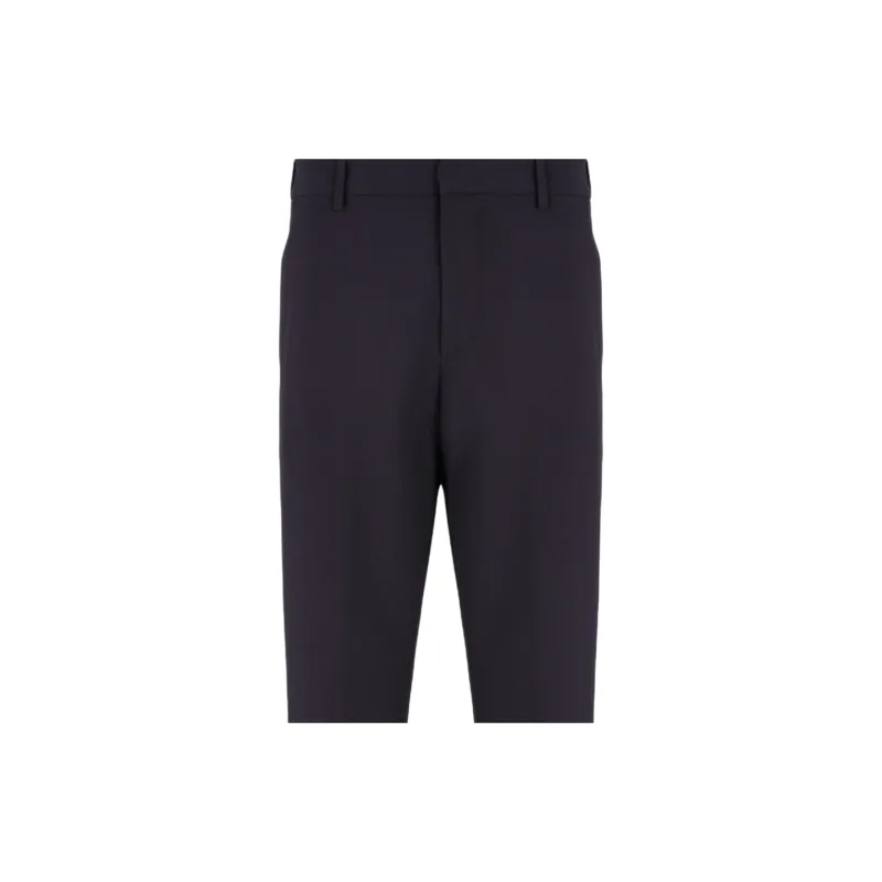 EMPORIO ARMANI Viscose blend Elasticated waist Trousers-2