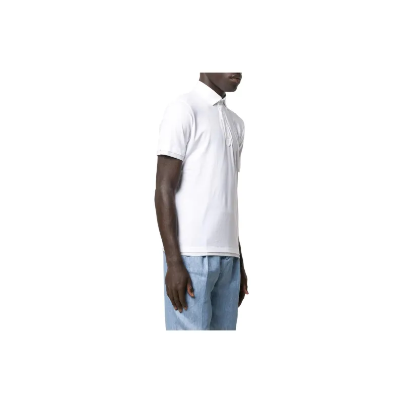 Brunello Cucinelli Polo Shirts Men White-1