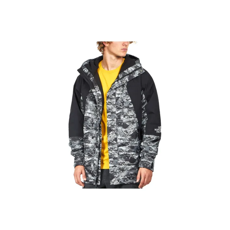 THE NORTH FACE Windbreaker Jacket Men's Snow Mountains Black Camouflage-3