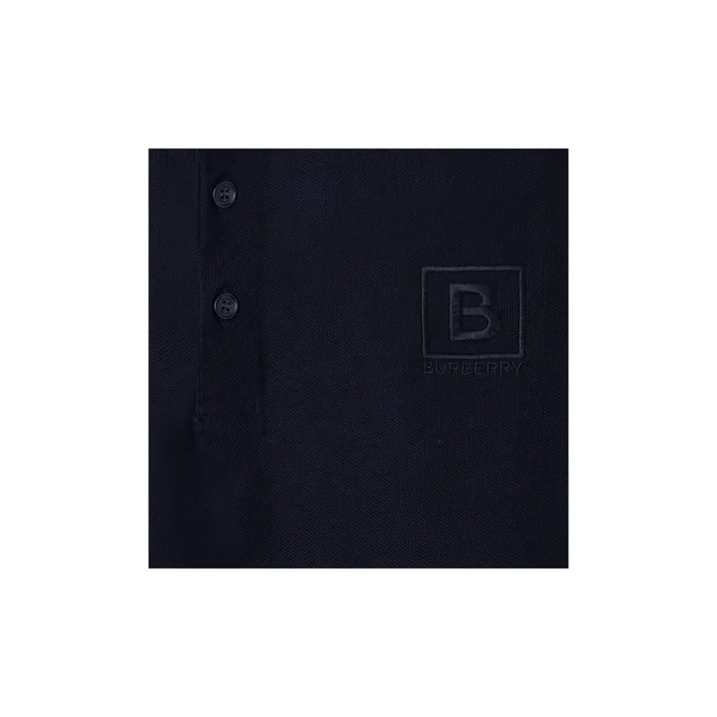 Burberry Letter Graphic Cotton Pique Polo Shirt-5