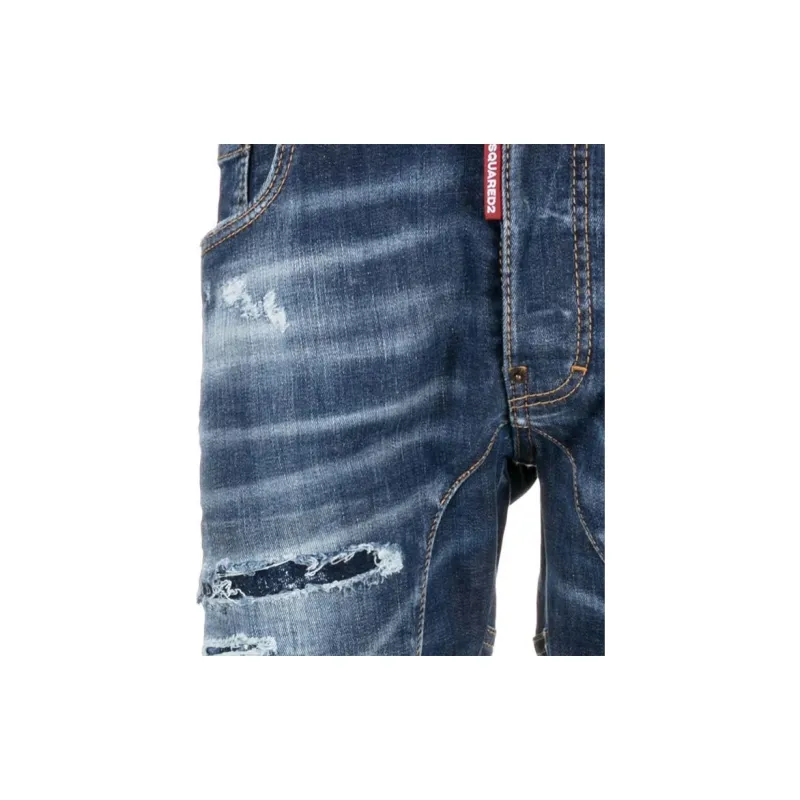 Dsquared2 Mid Rise Ripped Jeans-4