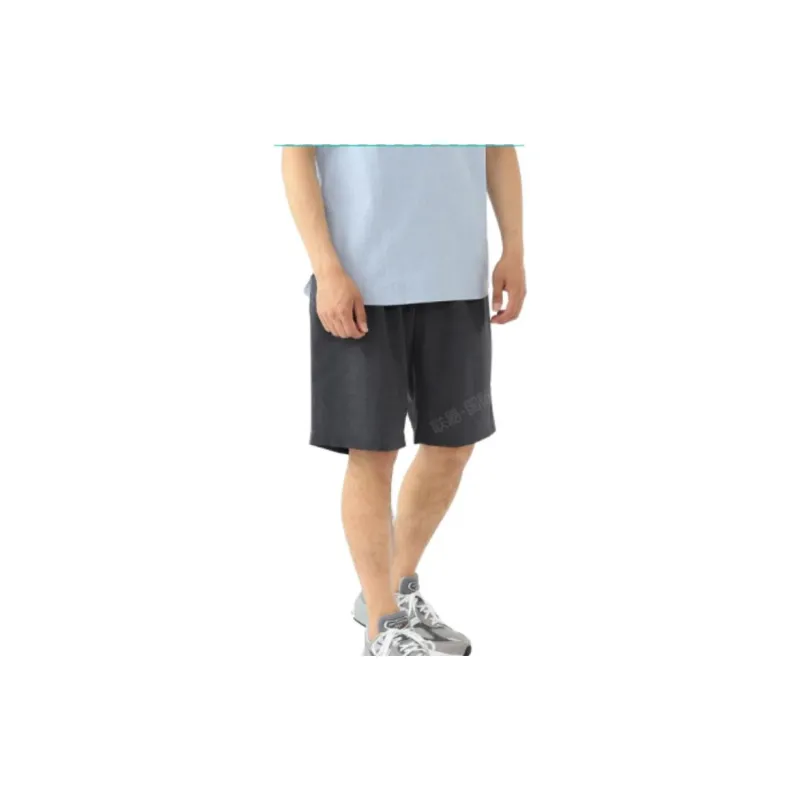 Beams Casual Shorts Men Charcoal-2