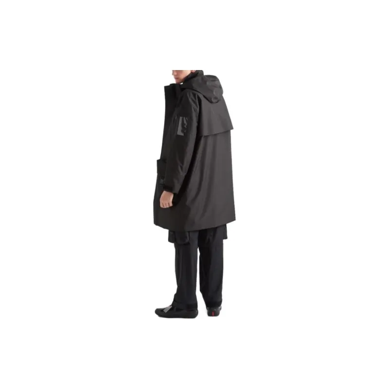 PRADA Trench Coats Men Black-2