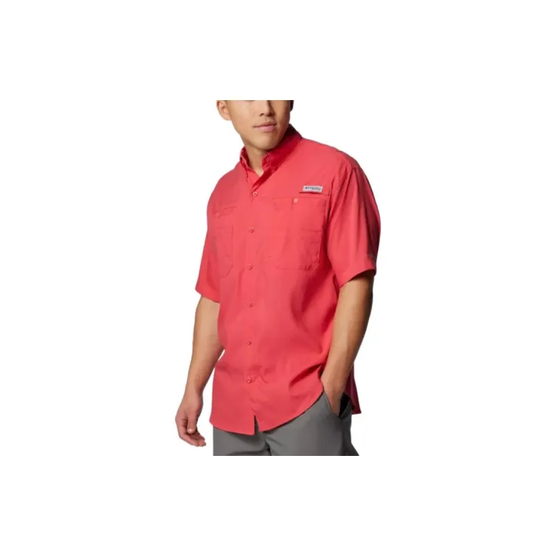 Columbia PFG Tamiami Shirt Men's Sunset Red-3