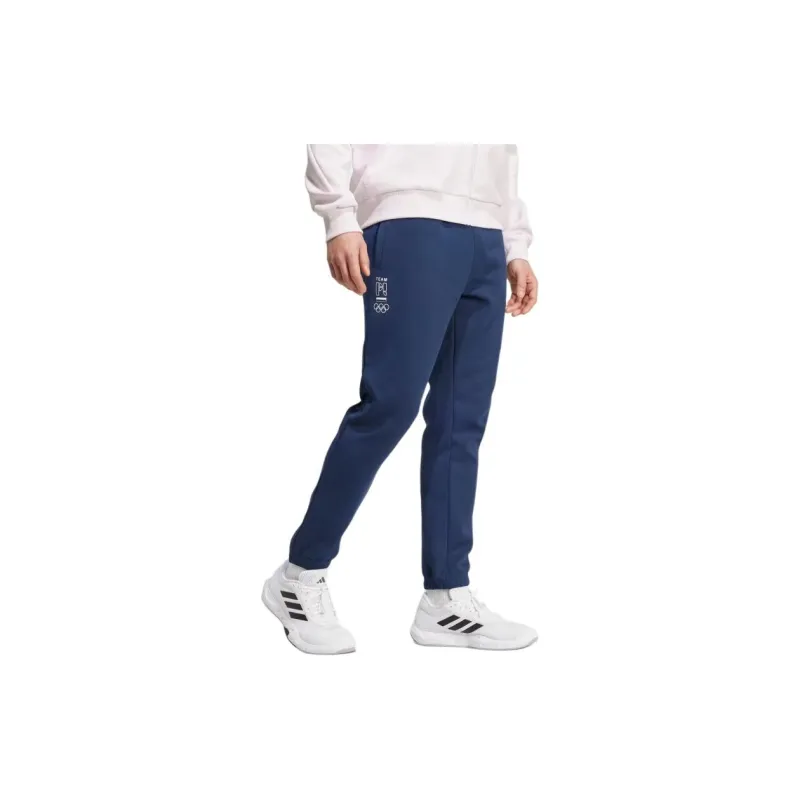 Adidas TRACKSUIT BOTTOMS Casual Pants Men's Preppy Marine Blue-3