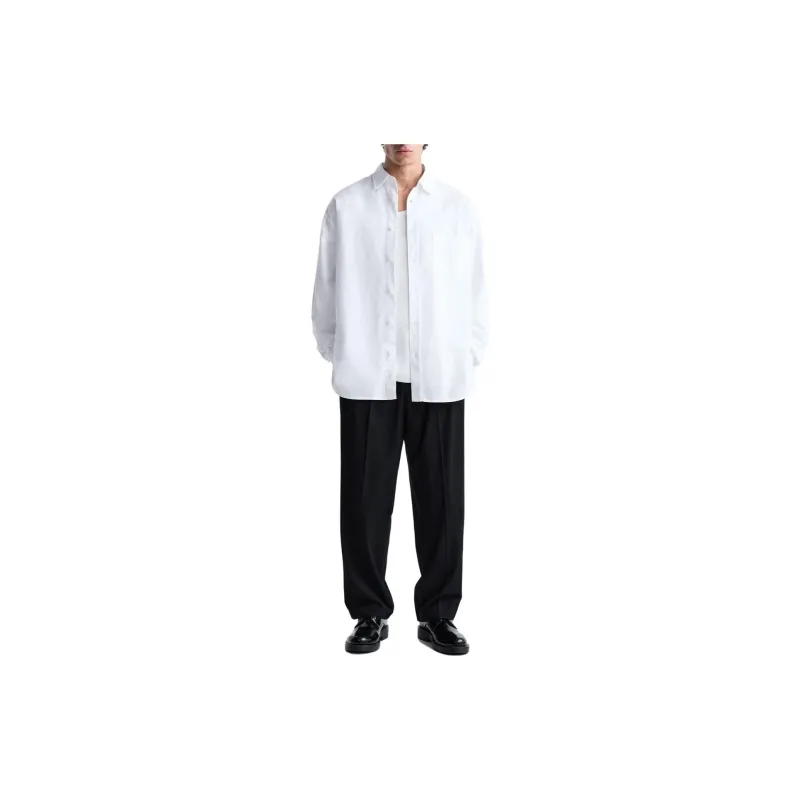 ZARA Shirts Men White-2