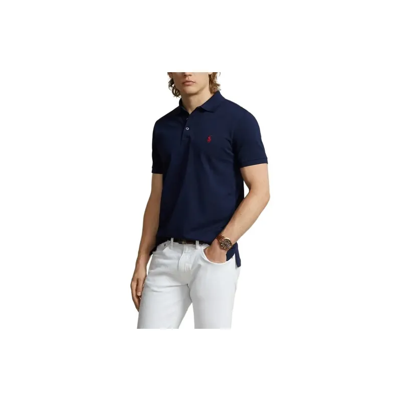 Ralph Lauren Polo Shirt Men's Marine Blue-3