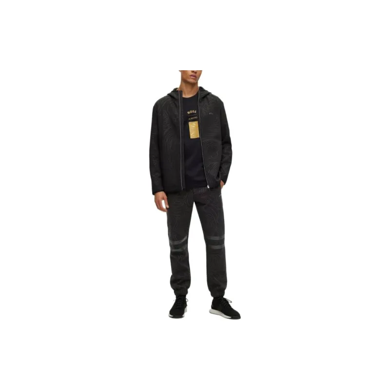 HUGO BOSS HUGO BOSS X AJBXNG SS23 Knitted Sweatpants Men's Black-1