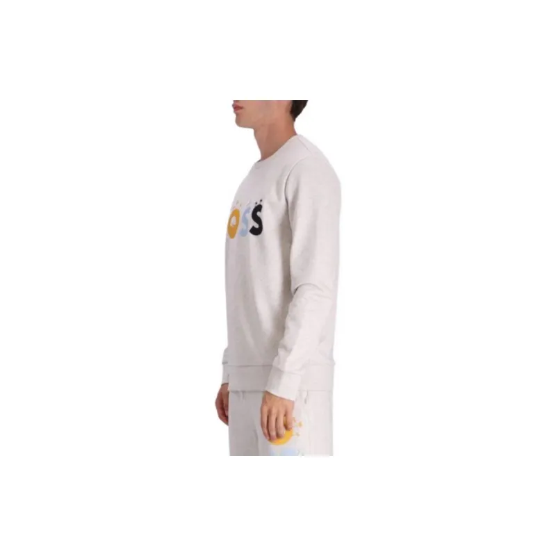 HUGO BOSS Sweatshirts Men White-5