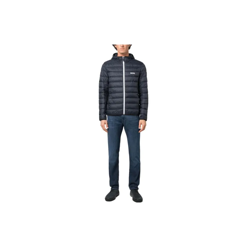 HUGO BOSS Logo patch Tapered leg Jeans-1