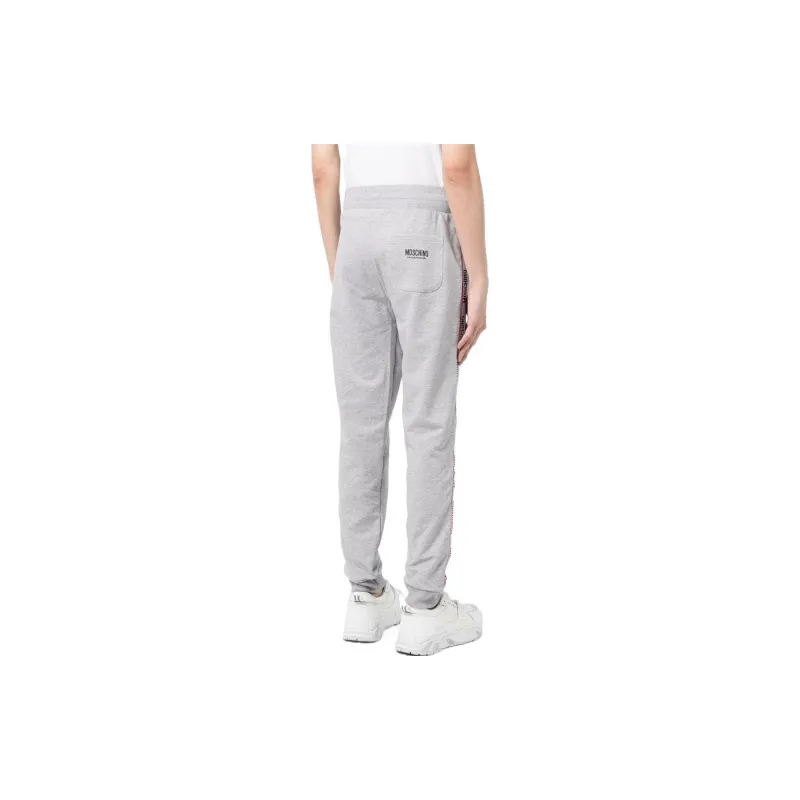 MOSCHINO Knitted Sweatpants Men Gray-2