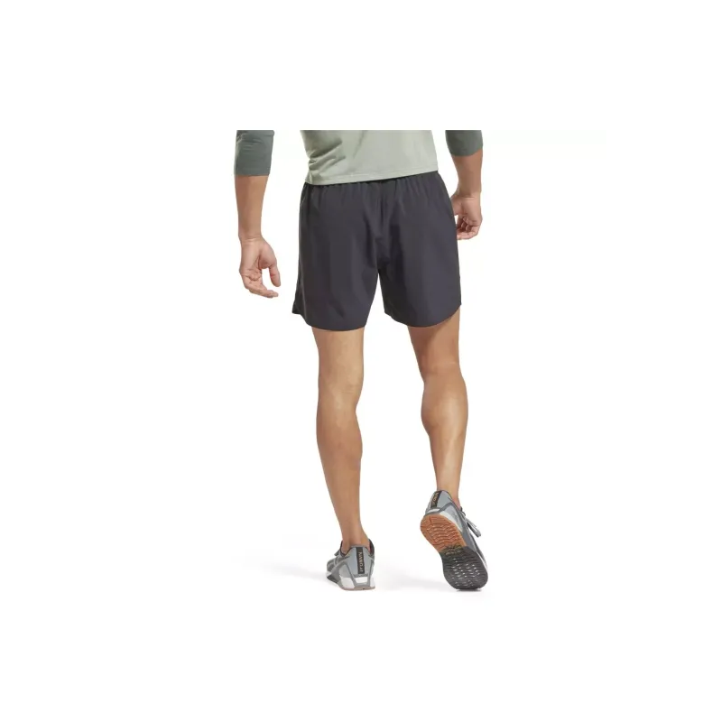 Reebok TRAIN WOVEN GRAPHIC SHORT Sports Shorts Men's Dark Gray-2