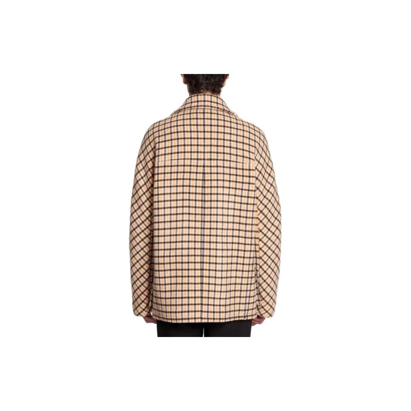 Lanvin Check pattern Virgin wool Peacoat-3
