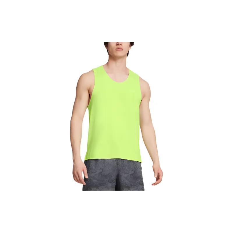 Under Armour Launch Elite Tank Top Men's Light Grass Green-2