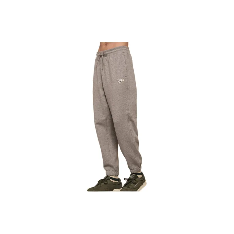 Reebok Knitted Sweatpants Unisex Medium Heather Gray-3